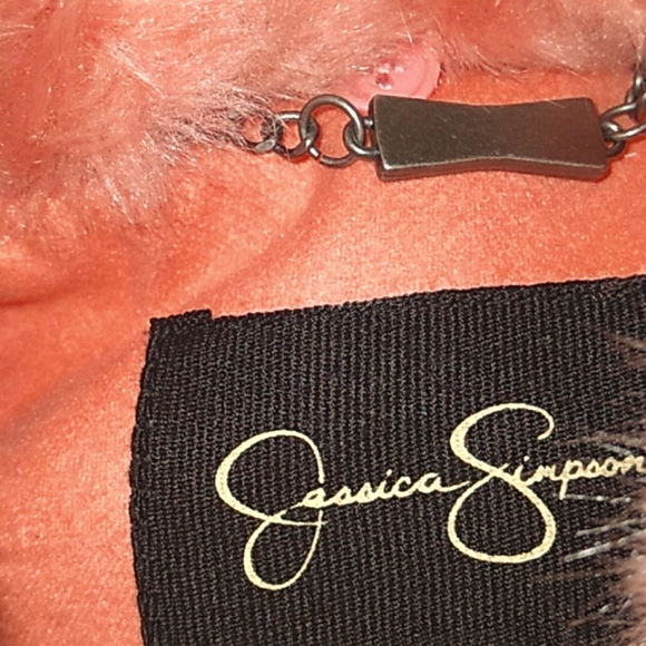 Girls Jessica Simpson Coat with removable Faux Fur - Picture 12 of 13